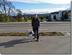 Albert mit Gehilfe